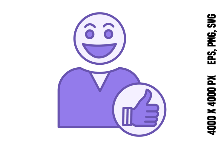 Colored Satisfaction Icon