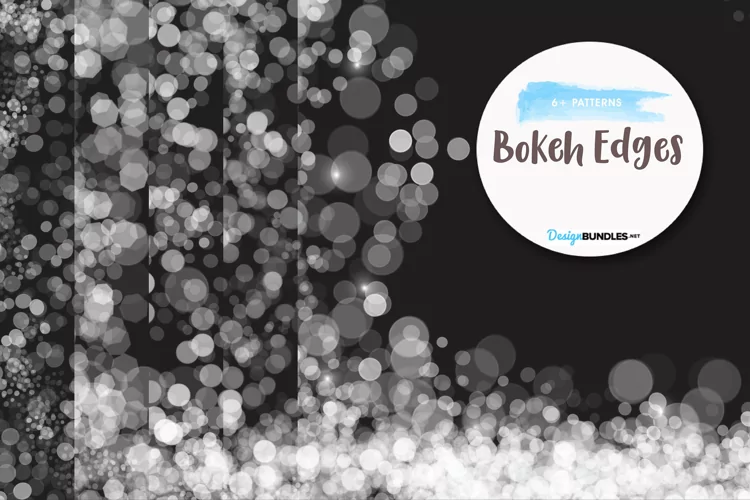 Bokeh Edges Texture design graphics & illustration