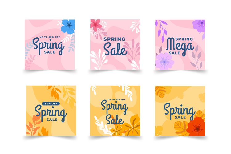 Spring Sale Instagram Post Collection example image 1