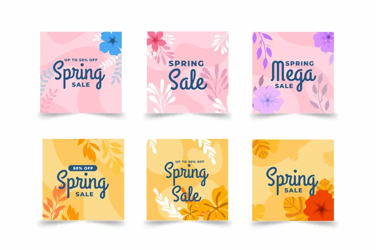 Spring Sale Instagram Post Collection