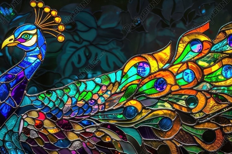 Stained Glass Texture Image 14