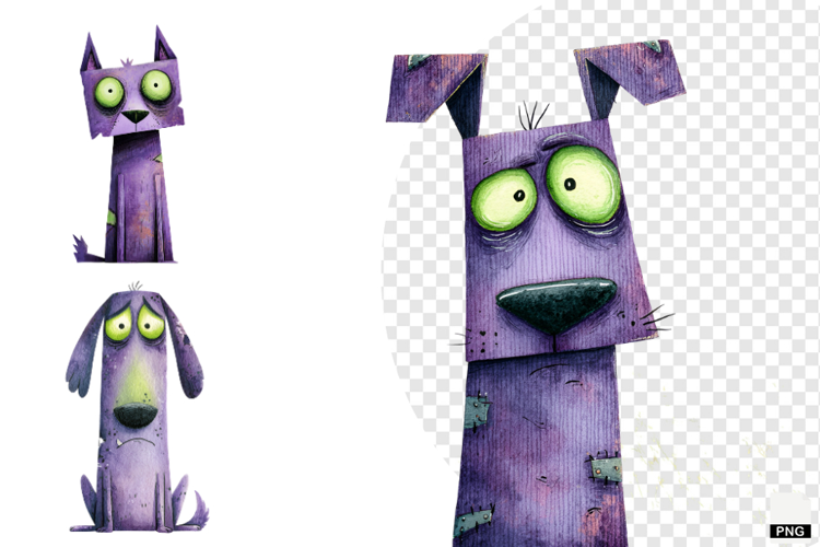 Zombie Dog Clipart