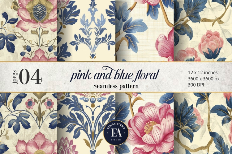 Blue Flowers Clipart Image 21