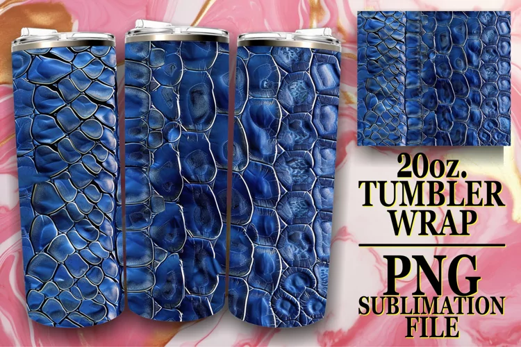 Puffed 3D Design Tumbler Wrap