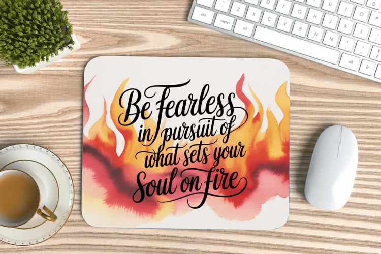 Inspirational Quotes Mouse Pad, Motivational PNG Sublimation