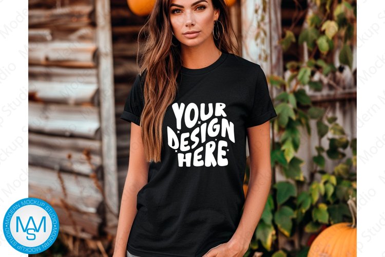 White Tshirt Mockup Image 22