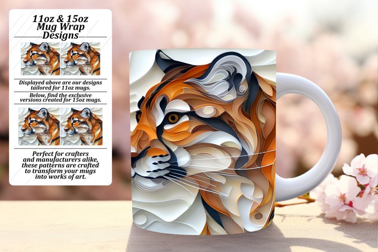 Meow Majesty: Sublimation Cat Lover Mug - 3D Design