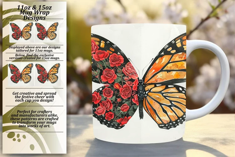 Butterfly Delights: Spring Mug - 11oz & 15oz