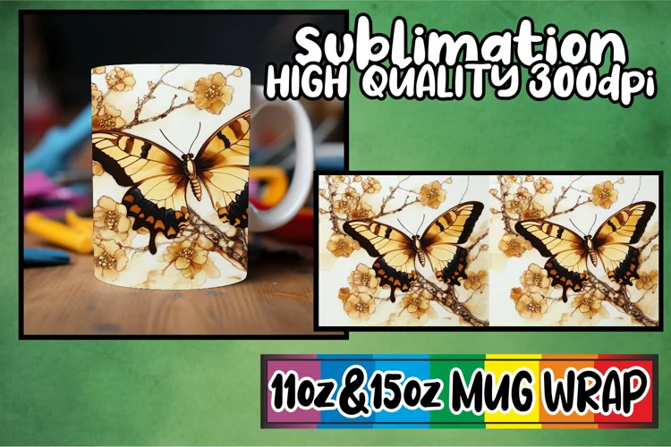 Heartfelt mornings 11oz 15oz sublimation wrap, Animals