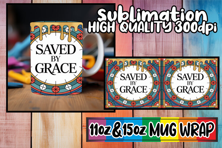 Beautiful sunsets sublimation mug wrap, Christian example image 1