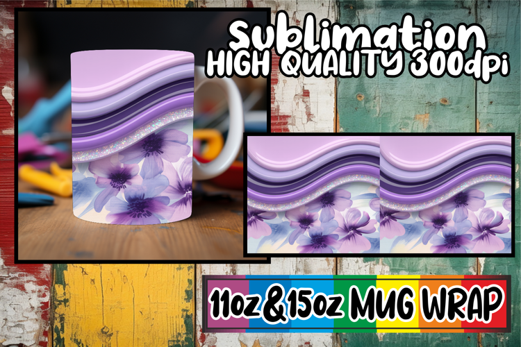 Bright horizons sublimation print wrap, Pattern