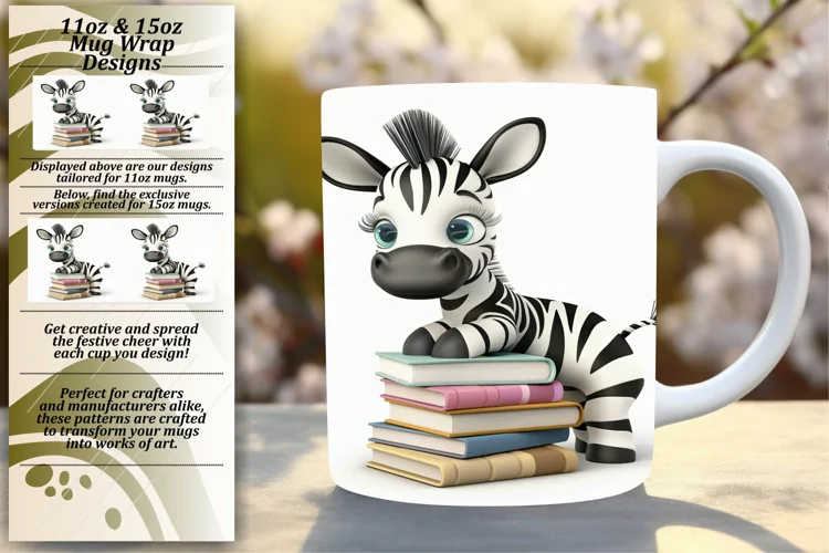 Dynamic Animal Adventure Mug Sublimation 15oz