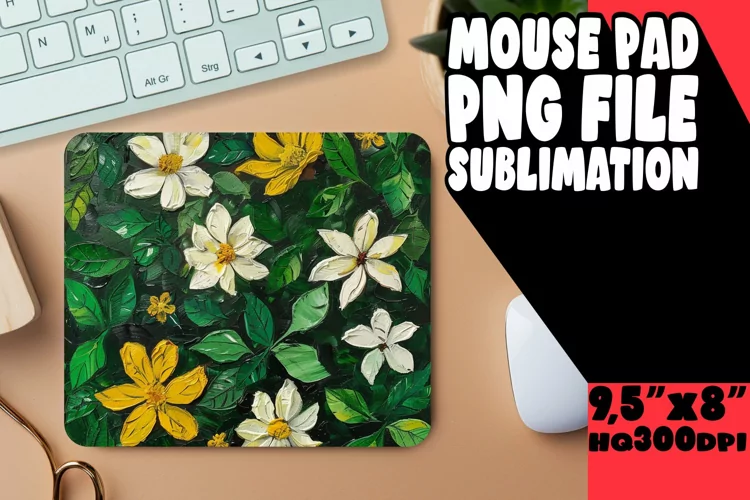 SpRadiant Blossom Bouquet Spring Mouse Pad