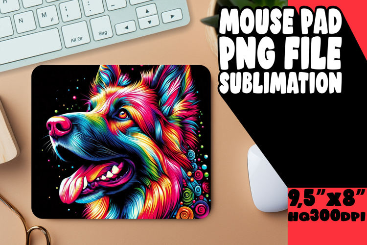 WHIMSICAL mouse MAT Creative Touch, Dog