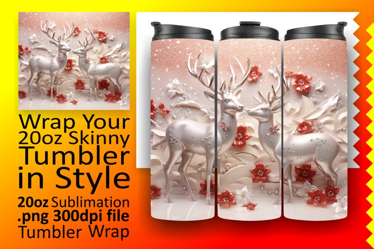 Christmas Tumbler Wrap Image 16