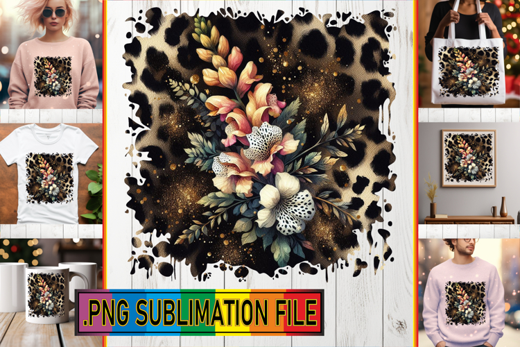 Charming TSHIRT Ideas PNG, Leopard Prints