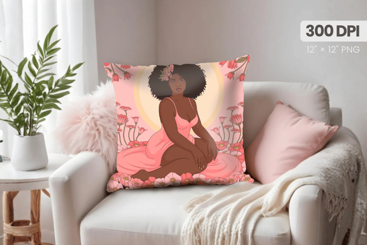 Black Girl Afro Png Image 9