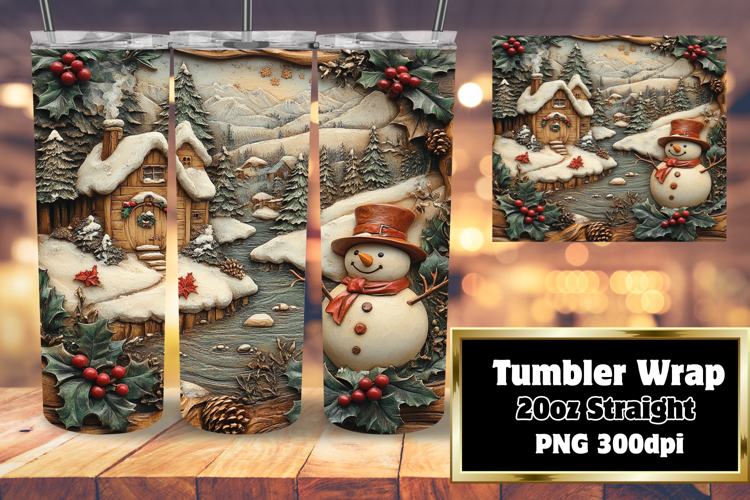 Christmas Tumbler Wrap Image 10