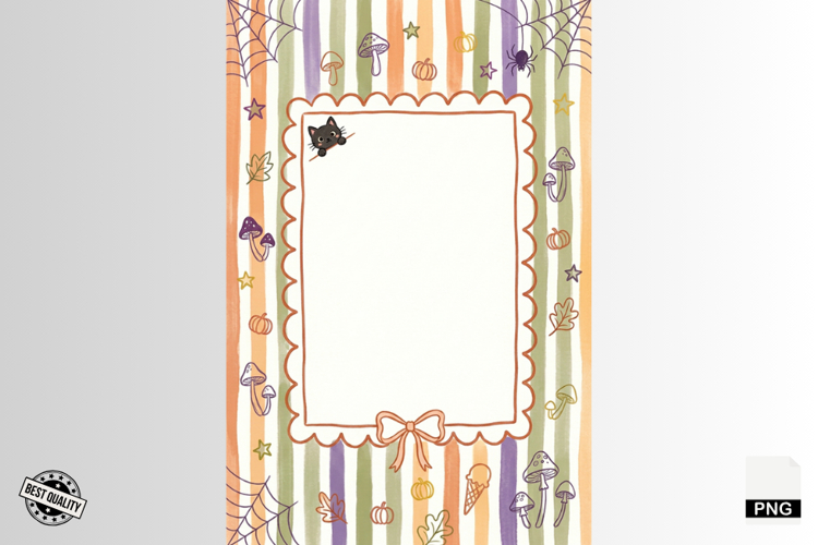Whimsy Halloween Frames Clipart