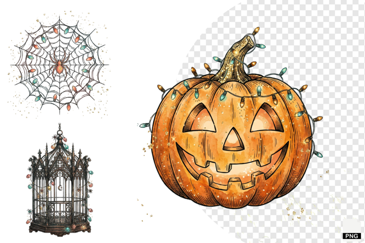 Pastel Halloween Clipart