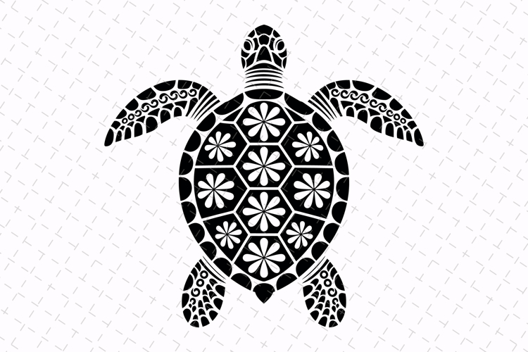 Cute Turtle Svg Image 11