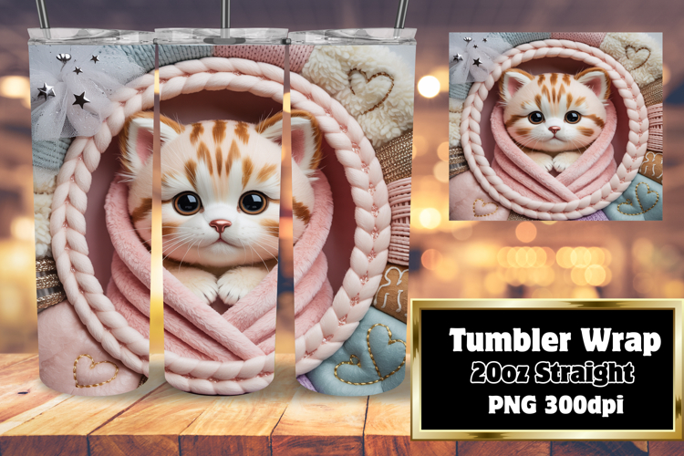 20oz Tumbler Template for Creative Minds , Holiday Pets