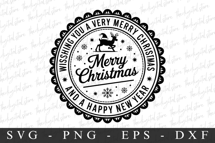 Merry Christmas Tree Svg Image 16