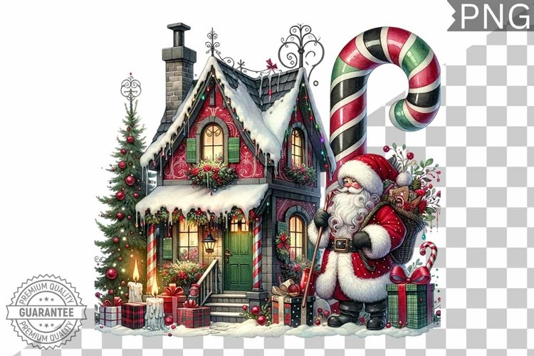 Santa Christmas Clipart Image 8