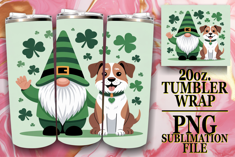 SERENE NIGHTS 20oz TUMBLER WRAP, St Patricks