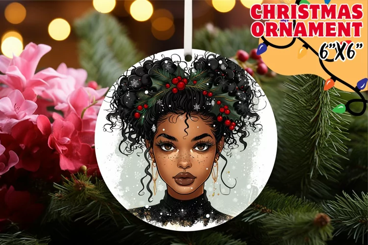 Playful Circle Car Coaster Design, Xmas Girl