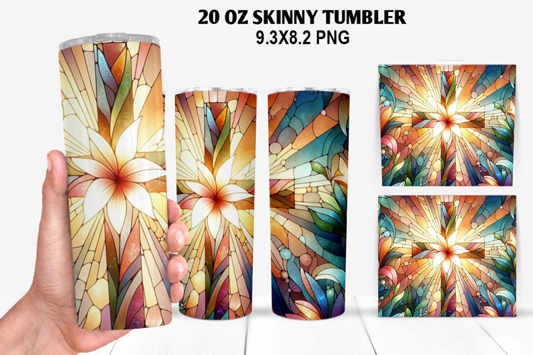 Skinny Tumbler 20oz Wrap Design, Easter Tumbler PNG Design