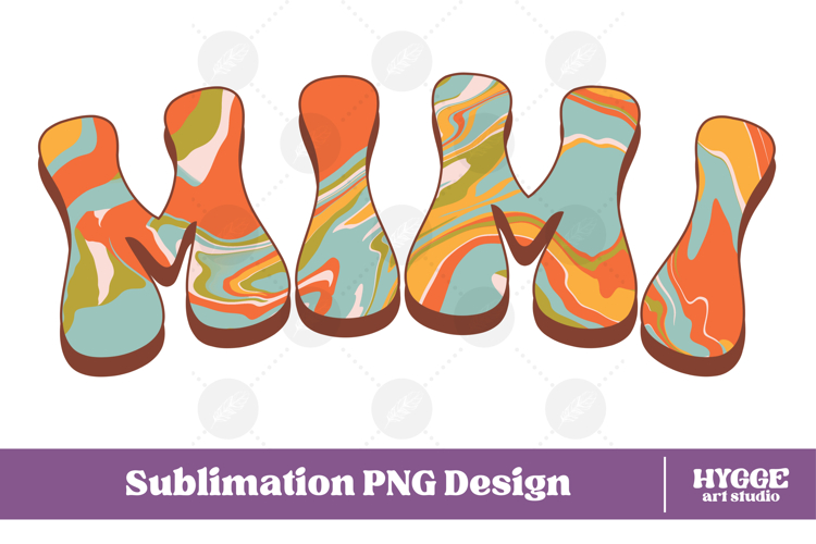 mimi Png Retro Retro Mothers Day Mom Sublimation