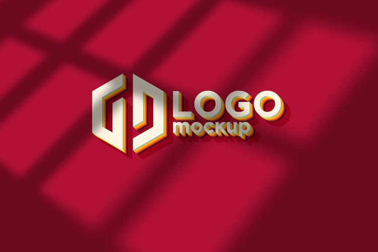 Retro Logo Mockup Template example image 1