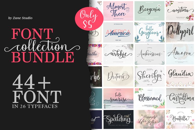 Font Collection Bundle example image 1