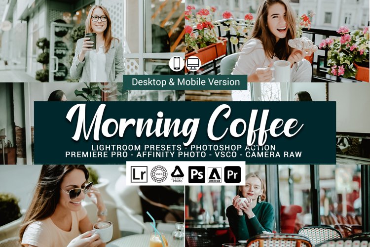 Morning Coffee Presets,Photoshop actions,LUTS,VSCO example image 1
