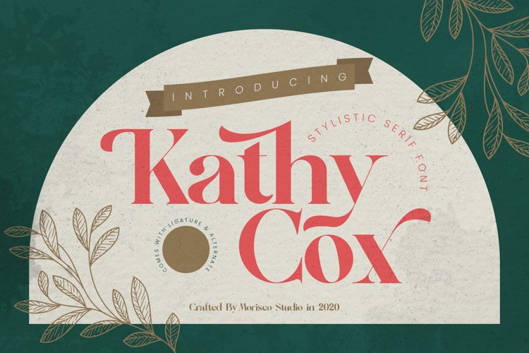 Kathy Cox - Stylish Serif Font example image 1