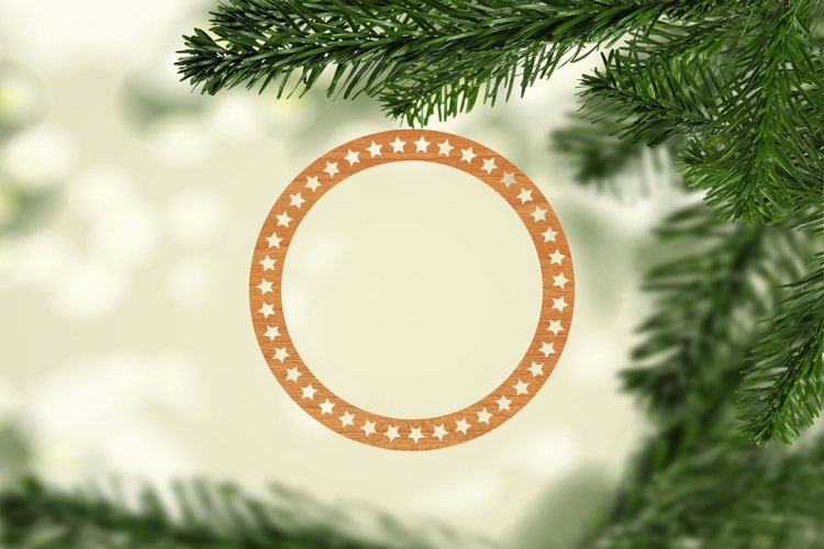 Star Frame Paper and Laser Template Design example image 1