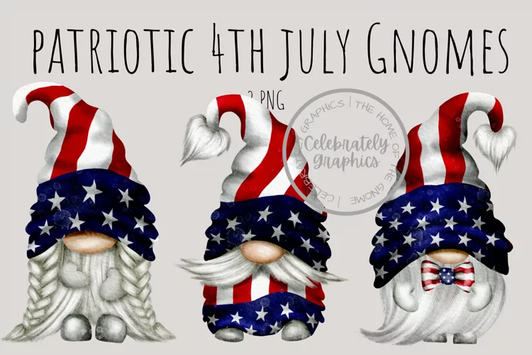 Patriotic 4th July Gnomes