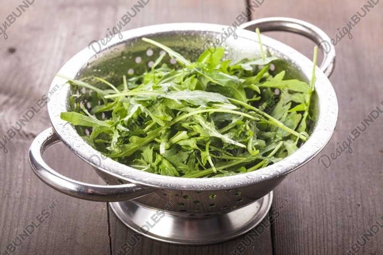 Fresh wet arugula example image 1