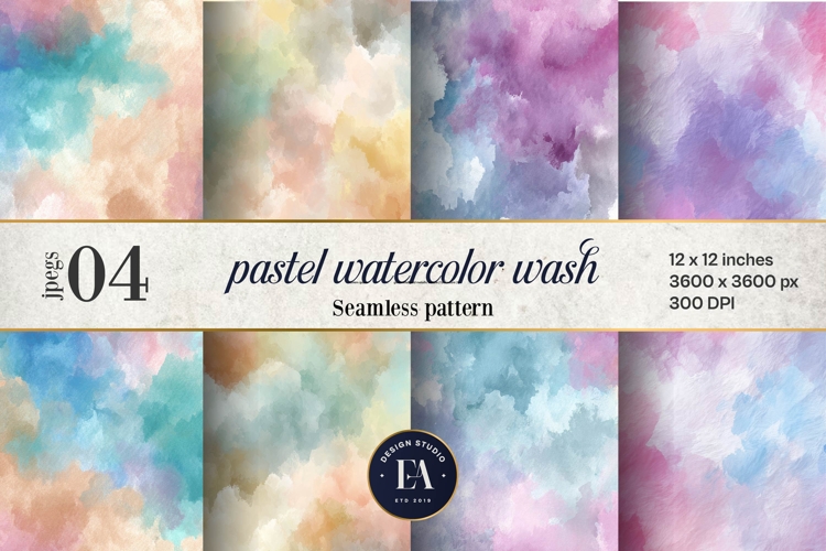 Pastel Watercolor Wash | Soft Abstract Texture