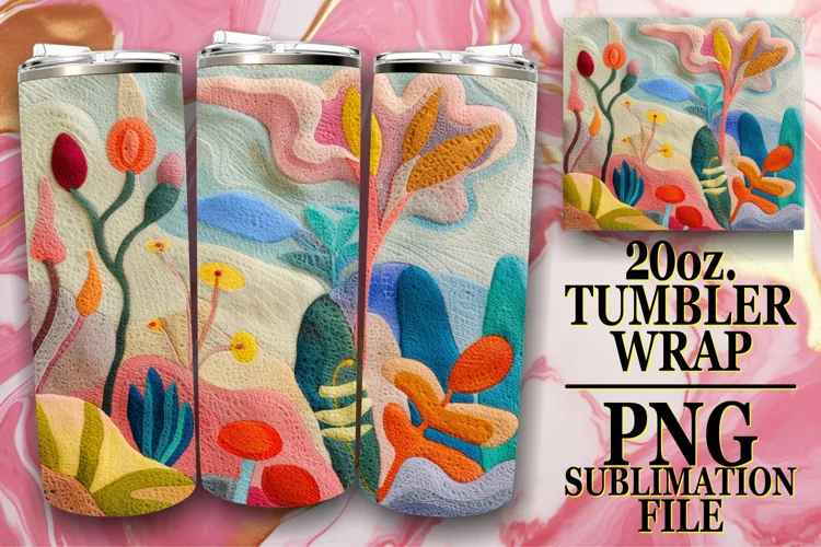 Beauty of Spring Tumbler Wrap - 20oz