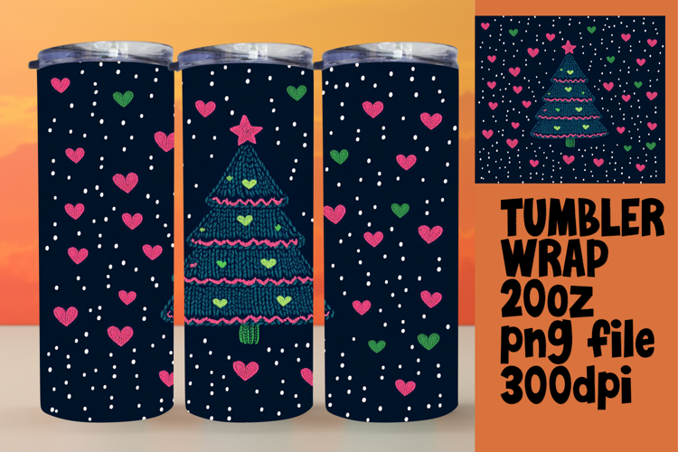 Christmas Tumbler Wrap Image 4