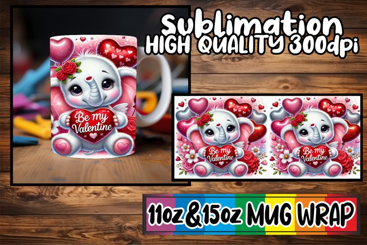 Vibrant dreams sublimation print wrap, Valentines