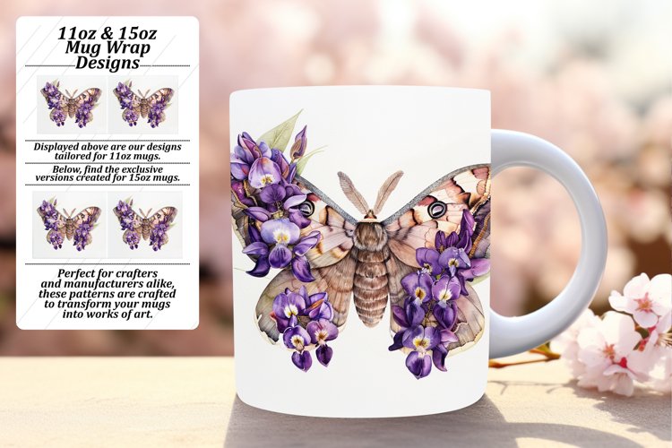 Whimsical Wings: Butterfly Mug - 11oz & 15oz example image 1