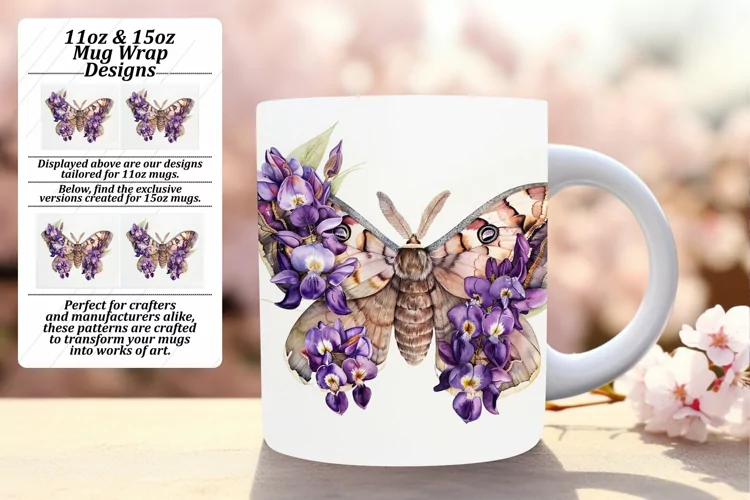 Whimsical Wings: Butterfly Mug - 11oz & 15oz