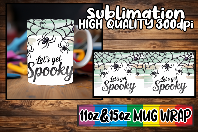 Happy journeys 11oz 15oz sublimation wrap, Halloween