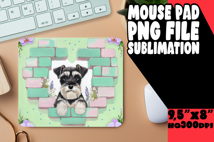 JOYFUL MOUSE MAT PLAYFUL ART, Cute Dog