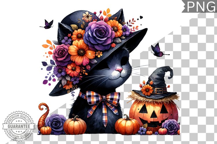 Halloween Cat Clipart Image 4