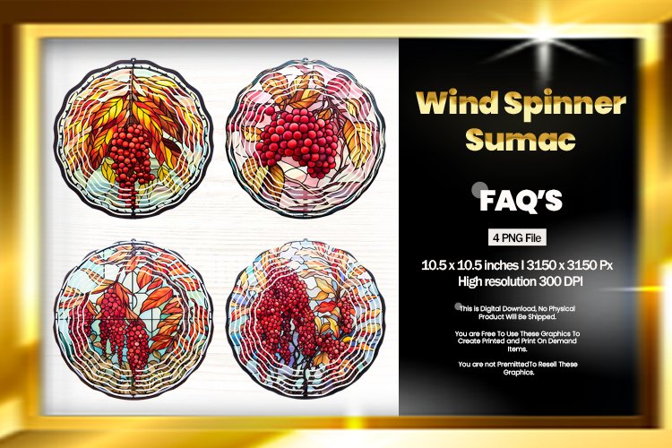Sumac Wind Spinner Sublimation - 04 example image 1