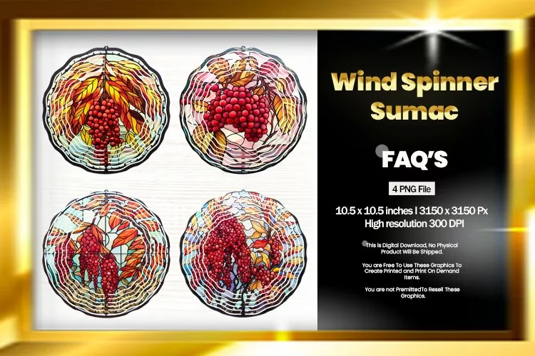 Sumac Wind Spinner Sublimation - 04